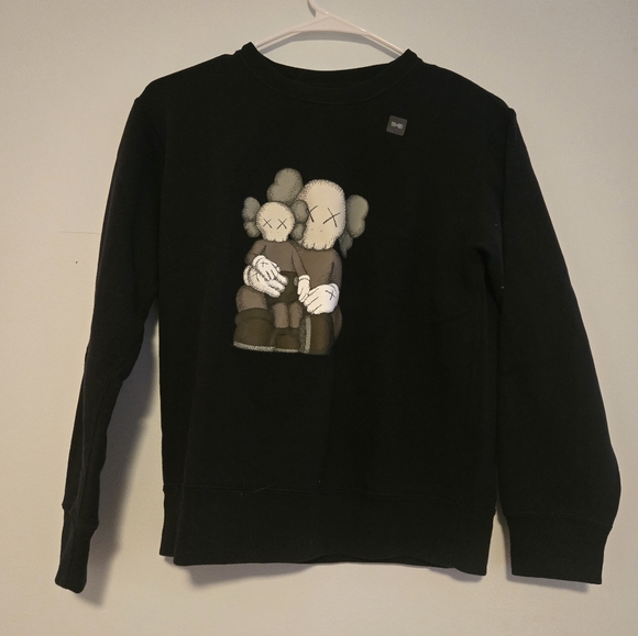 Black Kaws UT Kids Sweater - Picture 1 of 2